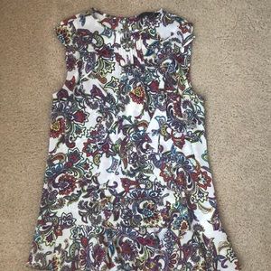 Banana Republic Floral Peplum Blouse
